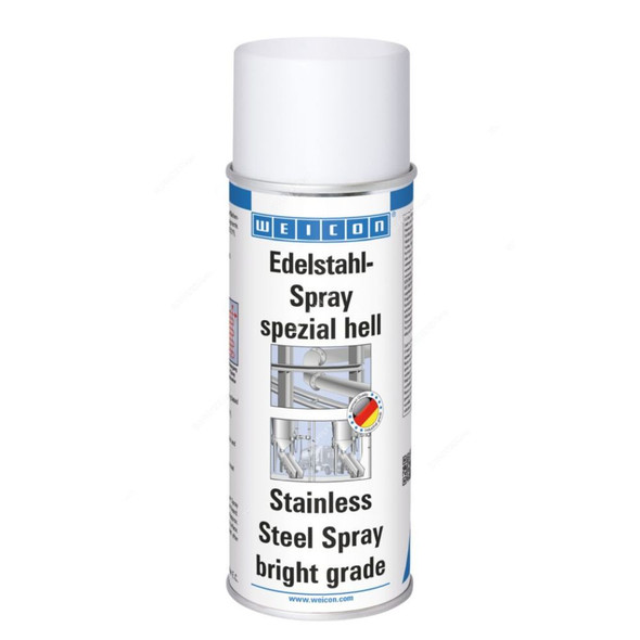 Weicon Bright Grade Stainless Steel Spray, 11104400, 400ML