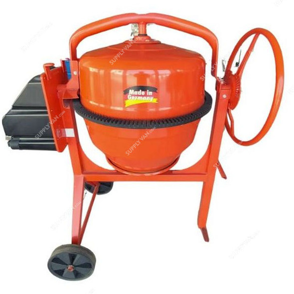 Atika Concrete Mixer, M190E, Optimix, 900W, 1 Phase, 190 Ltrs Tank Capacity