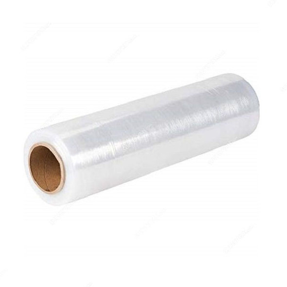 Stretch Film, 300G Core, 18 Micron Thk, 1.5 Kg, Clear, 6 Rolls/Carton