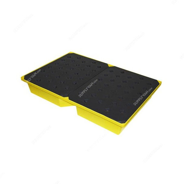 Romold Drip Tray, ST100, 1195MM Length x 795MM Width, 104 Ltrs Capacity, Yellow