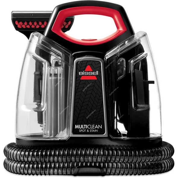 Bissell Portable Carpet Cleaner With MultiClean Spot And Stain, 4720E, Plastic, 275-330W, 1.4 Ltrs, Black/Red