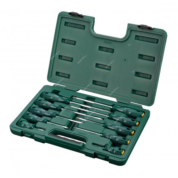 Sata Acetate Combination Screwdriver Set, ST09304ESJ, 10 Pcs/Set