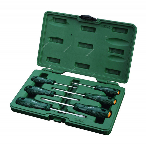 Sata Acetate Combination Screwdriver Set, ST09303ESJ, 6 Pcs/Set