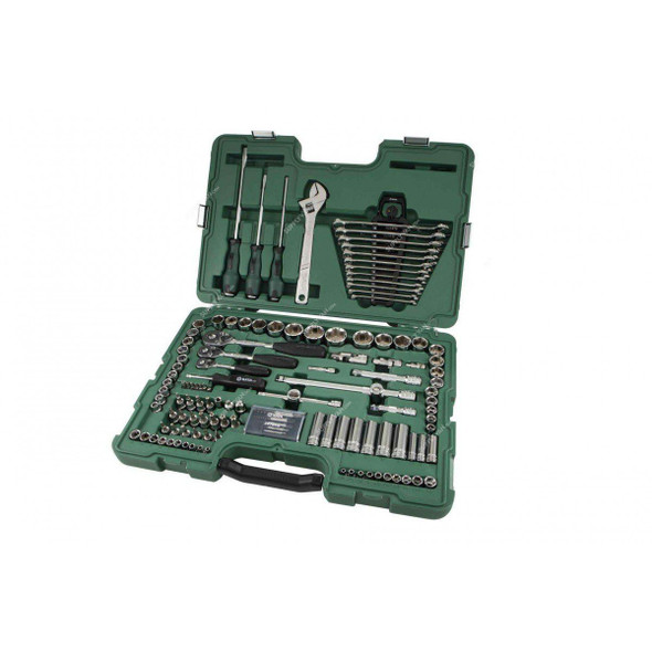 Sata 6 Point Socket Wrench Set, ST09014SJ, 124 Pcs/Set