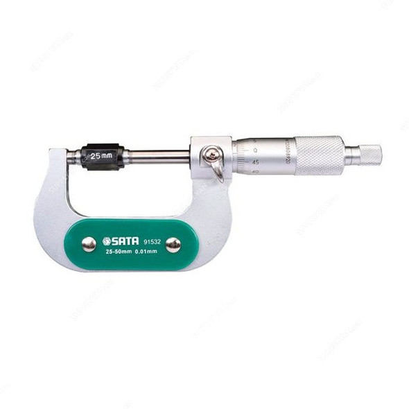 Sata Outside Micrometer, ST91532SC, 25-50mm