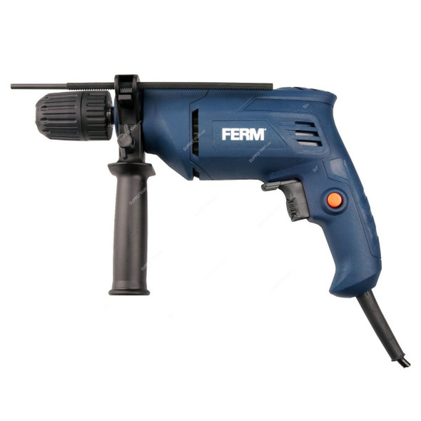 Ferm Impact Drill, PDM1057, 500W, 13MM Chuck Capacity