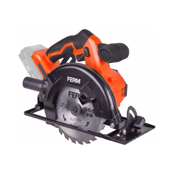 Ferm Cordless Circular Saw, CSM1049, 165MM Disc Dia, 20V, 2.0Ah