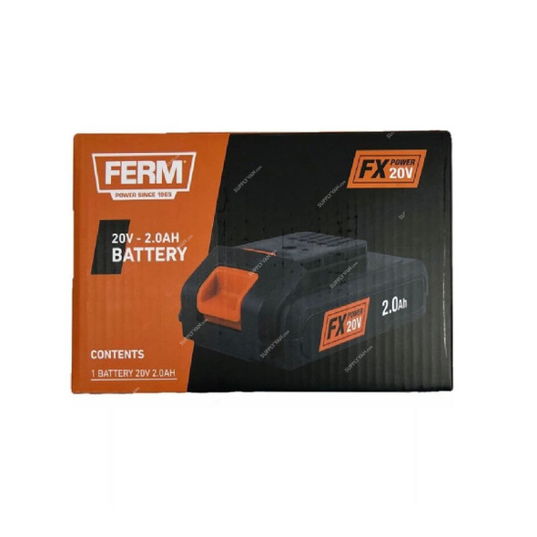Ferm Cordless Tool Battery, CDA1167, FX Power, 20V, Lithium Ion, 2.0Ah