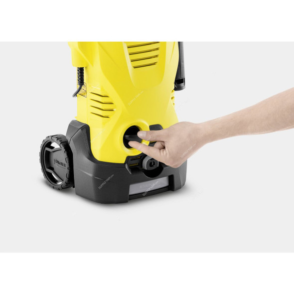 Karcher K3 High Pressure Washer, 16018380, 1.6kW, 20-120 Bar, Black/Yellow