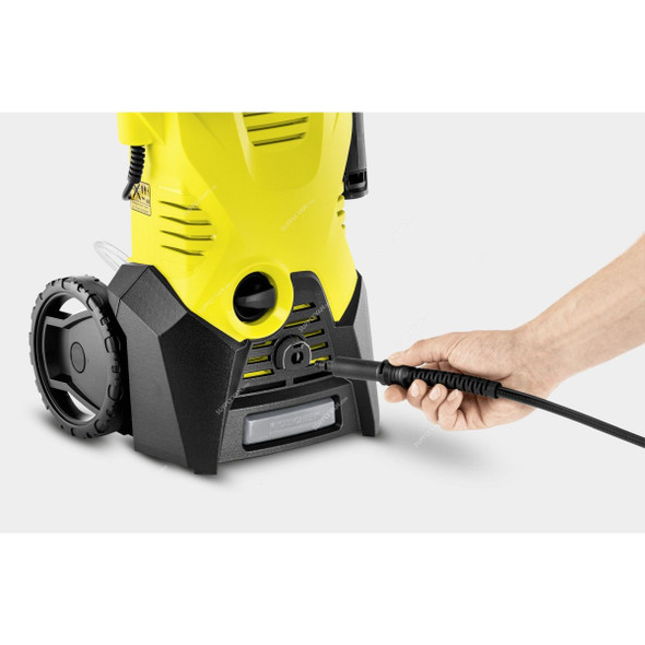 Karcher K3 High Pressure Washer, 16018380, 1.6kW, 20-120 Bar, Black/Yellow