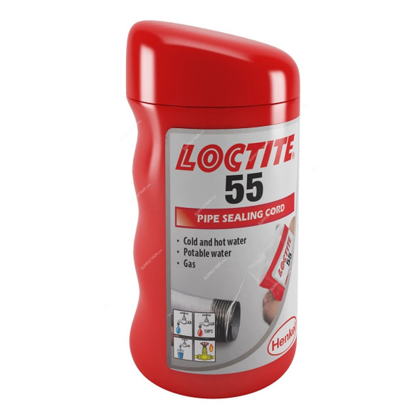 Loctite Pipe Sealing Cord, 55, 160 Mtrs Length