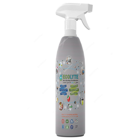 Ecolyte Plus 100% Natural Multi-Surface Disinfectant, 1 Ltr