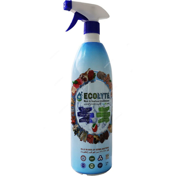 Ecolyte Plus 100% Natural Meat and Seafood Disinfectant, 1 Ltr