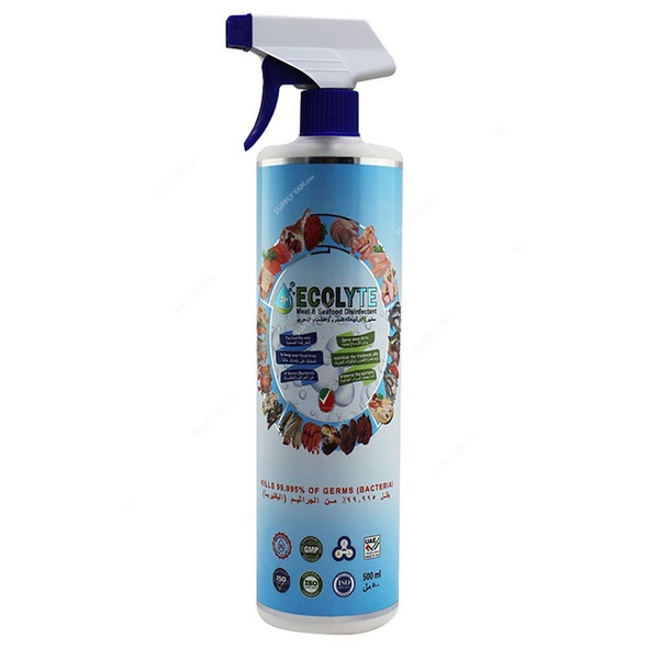 Ecolyte Plus 100% Natural Meat and Seafood Disinfectant, 500ML