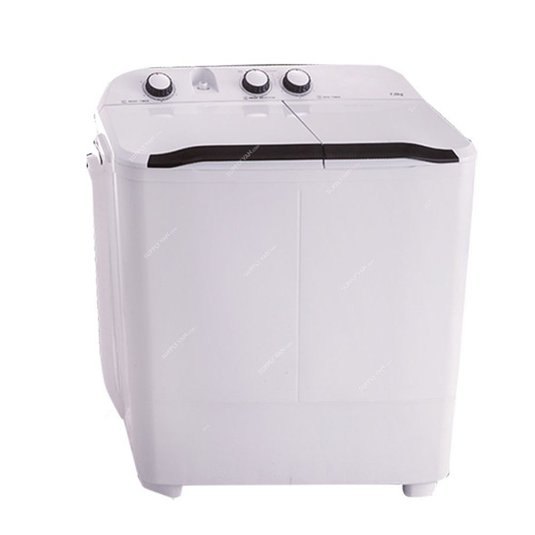 Venus Twin Tub Semi Automatic Washing Machine, VWP820, 8 Kg, White