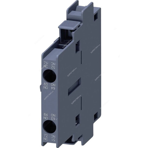 Siemens First Lateral Auxiliary Switch For 3RT1 Contactor, 3RH1921-1EA11, 500V, IP20, 1NC + 1NO