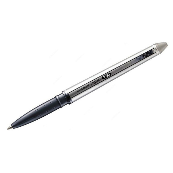 Uni-Ball Erasable TSI STD Ball Point Pen UF220-BK Signo 0.7MM Tip Black 12 Pcs/Pack