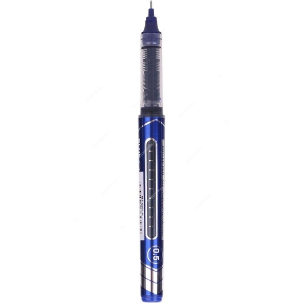 Deli Low Odor Ink Roller Ball Pen, EQ20230, 0.5MM, Blue, 12 Pcs/Pack