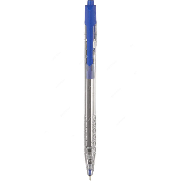 Deli Ball Point Pen With Low Viscosity Ink, EQ01330, 0.7MM, Blue, 12 Pcs/Pack