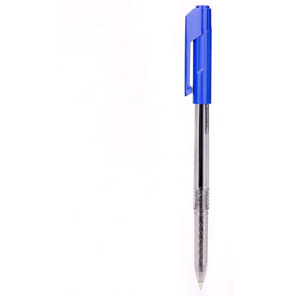 Deli Ball Point Pen With Low Viscosity Ink, EQ01130, 1.0MM, Blue, 50 Pcs/Pack