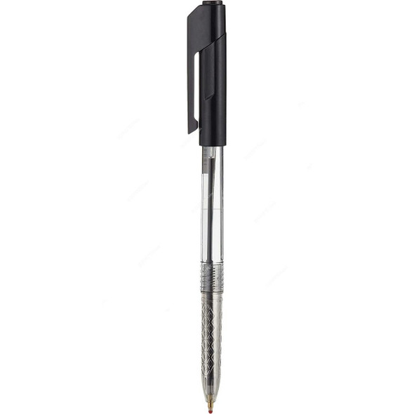 Deli Ball Point Pen With Low Viscosity Ink, EQ01120, 1.0MM, Black, 50 Pcs/Pack