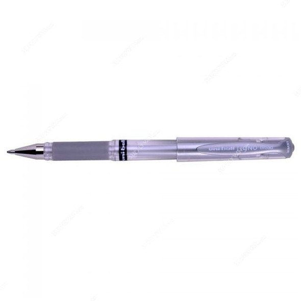Uni-Ball Gel Ink Pen, UM153M-VT, Signo Broad, 1.0MM Tip, Metallic Violet, 12 Pcs/Pack