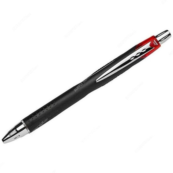 Uni-Ball Style Retractable Ball Point Pen, SXN210-RD, Jetstream, 1.0MM Tip, Red, 12 Pcs/Pack