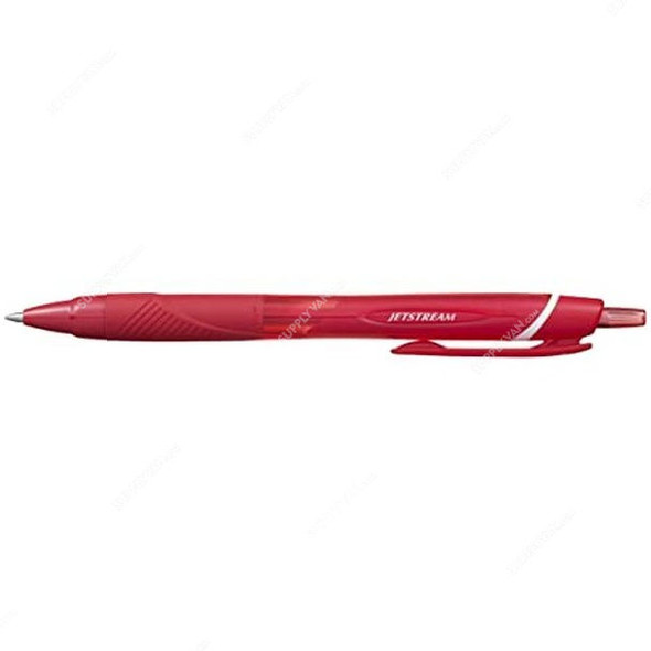 Uni-Ball Colours Retractable Ball Point Pen, SXN150C-RD, Jetstream, 1.0MM Tip, Red, 12 Pcs/Pack