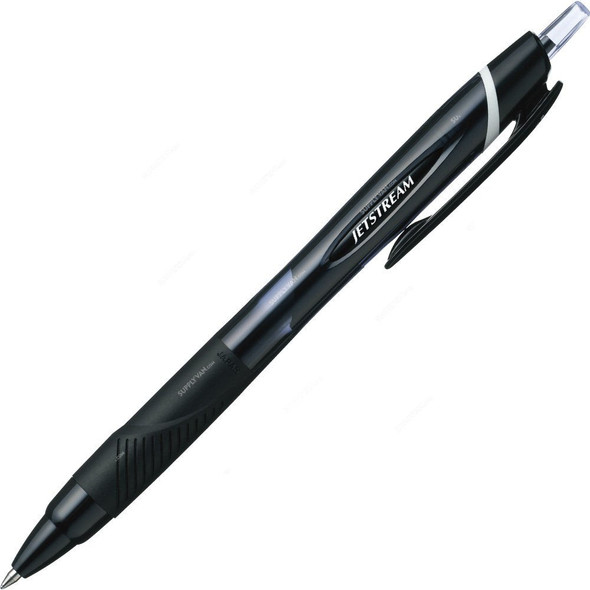 Uni-Ball Colours Retractable Ball Point Pen, SXN150C-07-BK, Jetstream, 0.7MM Tip, Black, 10 Pcs/Pack