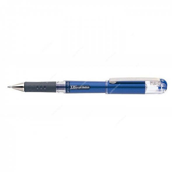 Pentel Hybrid Grip DX Gel Roller Pen, PE-K230-C, 0.7MM Tip, Blue, 12 Pcs/Pack