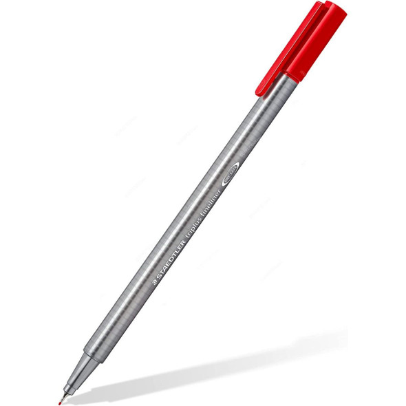 Staedtler Fineliner Pen Set, ST-334-C60, Triplus, 0.3MM Tip, Assorted Colors, 60 Pcs/Set