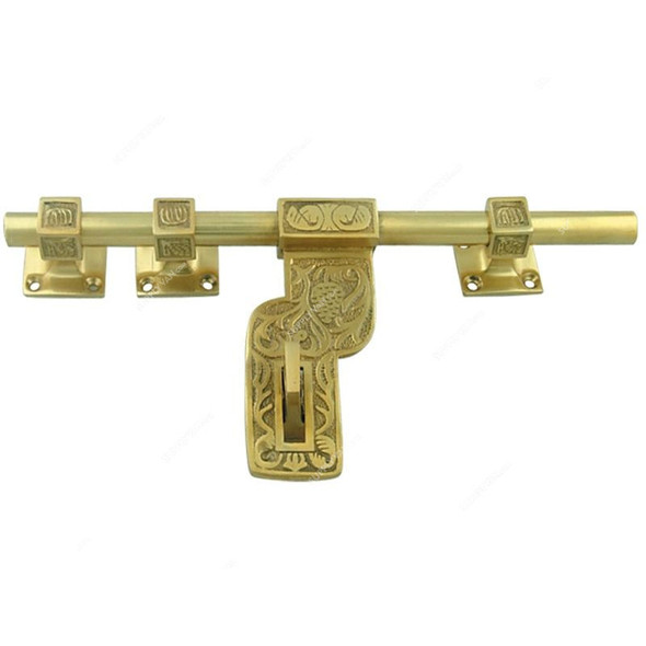 Robustline Decorative Bend Door Aldrop, Brass, 10 Inch Length