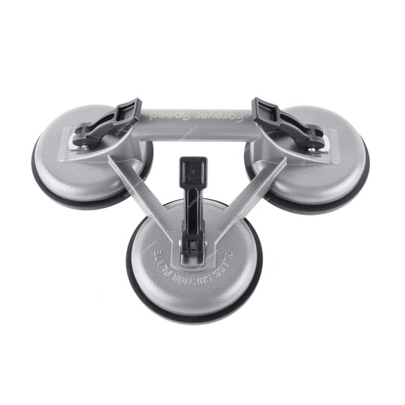 Robustline Heavy Duty Triple Suction Cup, 115MM Dia, Aluminium Alloy, 200 Lbs. Weight Capacity