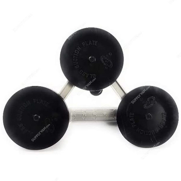 Robustline Heavy Duty Triple Suction Cup, 115MM Dia, Aluminium Alloy, 200 Lbs. Weight Capacity