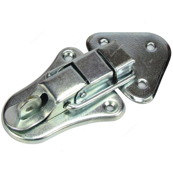 Robustline Attache Clip With Locking Hook, 90 x 35MM, Zinc, Satin Nickel Plated