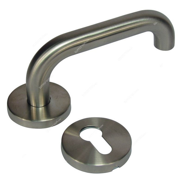 Robustline U-Type Door Handle, Oil Rubbed Stainless Steel, Lever Type, 22MM Thk, 19CM Length x 5CM Width