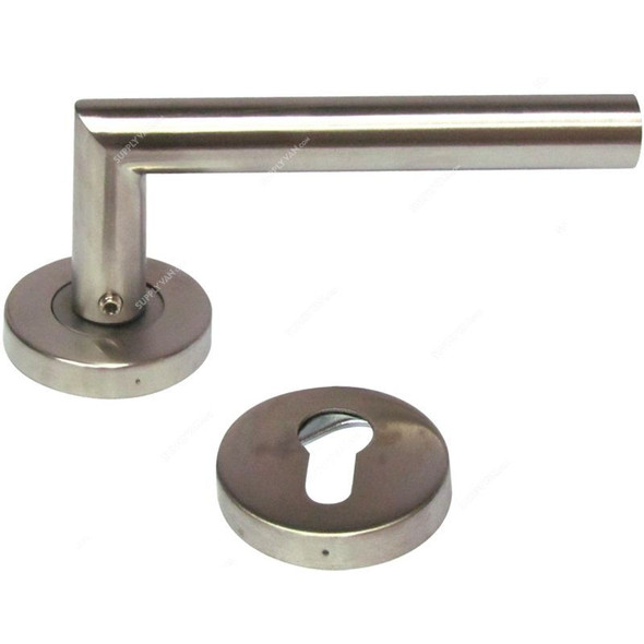 Robustline L-Type Door Handle, Oil Rubbed Stainless Steel, Lever Type, 19CM Length x 5CM Width