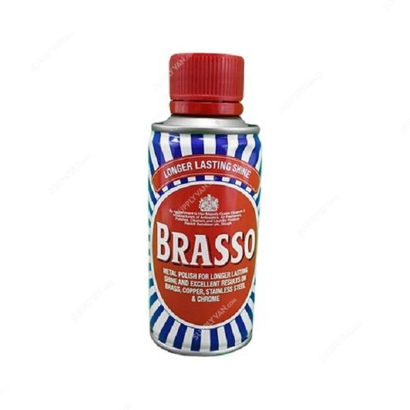 Brasso Metal Polish, Liquid, 175ML, 8 Pcs/Pack