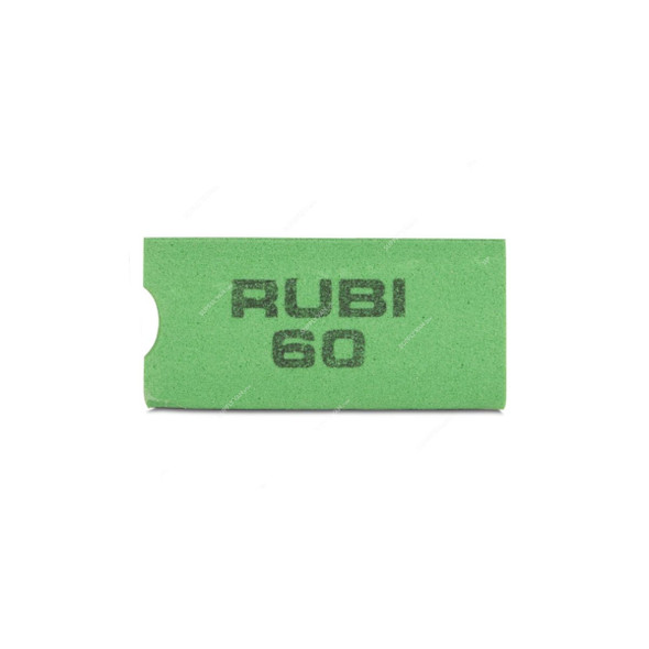 Rubi Diamond Polishing Pad, 61974, Grit 60, 55 x 90MM Plate Size