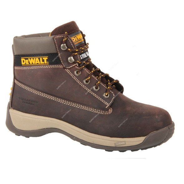 Dewalt Apprentice 6 Inch Work Boots, 60011-104-40, Steel Toe, Size40, Brown