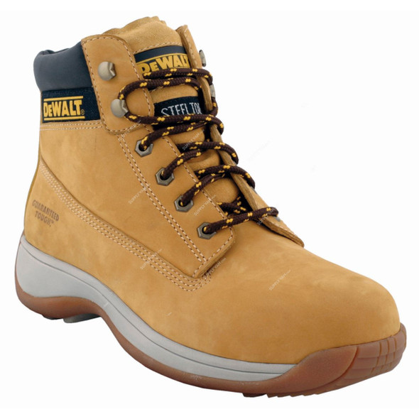 Dewalt Apprentice 6 Inch Work Boots, 60011-103-44, Steel Toe, Size44, Honey