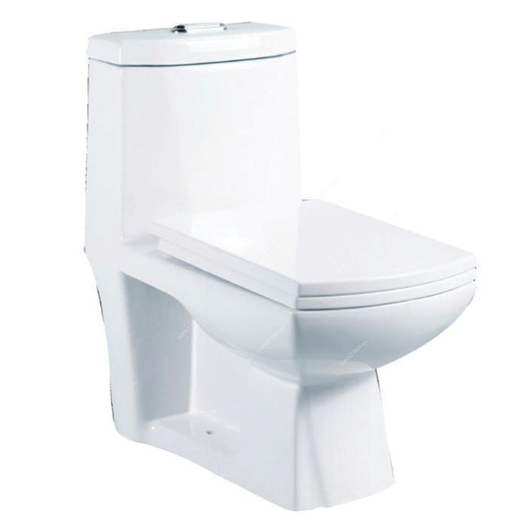 Milano S-Trap Water Closet, 352, Ceramic, 405MM Width x 730MM Length, White