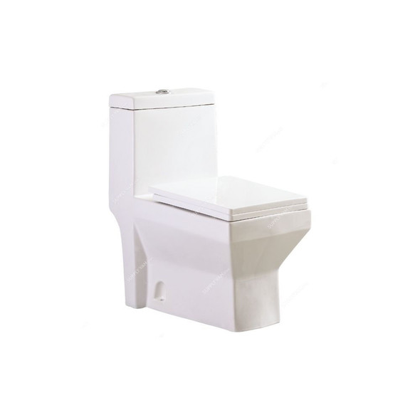 Milano S-Trap Water Closet, 184, Ceramic, 370MM Width x 680MM Length, White