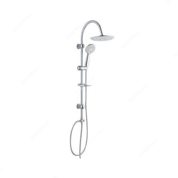 Milano Rain Shower Set, Della, Stainless Steel, Chrome Finish