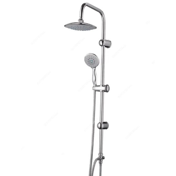 Milano Rain Shower Set, Luxury, Stainless Steel, Chrome Finish