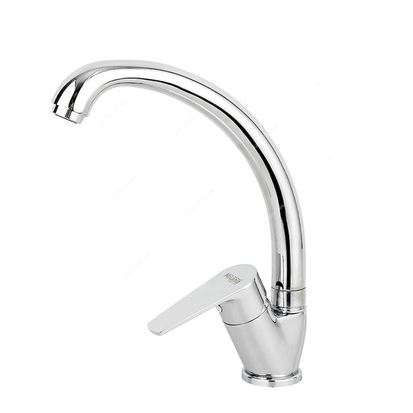 Milano Single Lever Sink Mixer, Glory, Brass, Chrome Finish