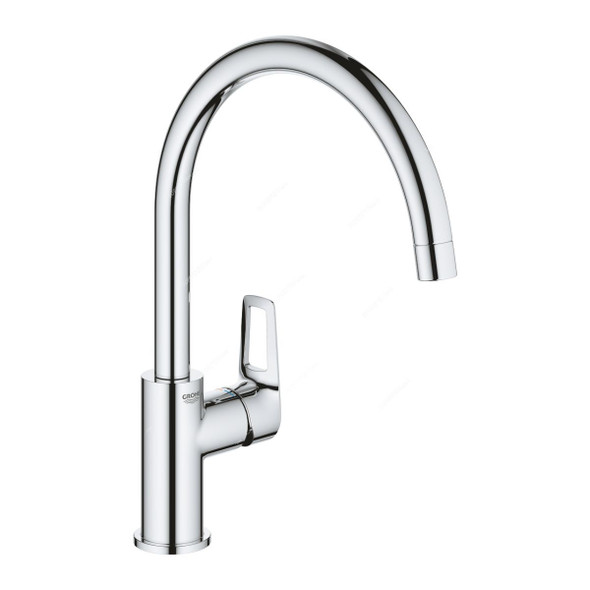 Grohe Single Lever Sink Mixer, 3136810F, BauLoop, Metal, Starlight Chrome Finish