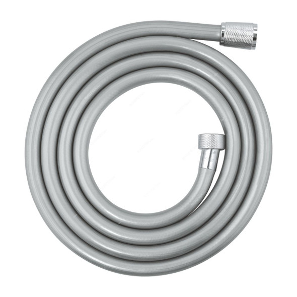 Grohe Shower Hose, 28155001, Reflexaflex, Metal, 2 Mtrs Length, 1/2 Inch, Chrome Finish