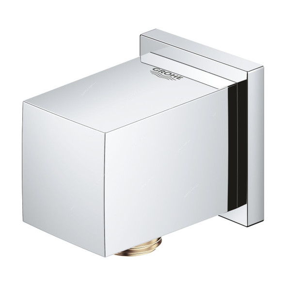 Grohe Wall Mounted Shower Outlet Elbow, 27704000, Euphoria Cube, Metal, 66MM Length, Starlight Chrome Finish