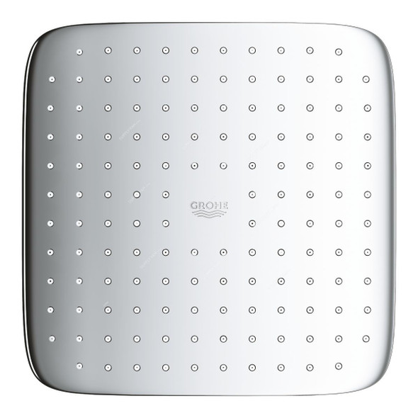 Grohe 1 Spray Shower Head, 26681000, Tempesta 250 Cube, Metal, 9.5 Ltrs/Min, Starlight Chrome Finish